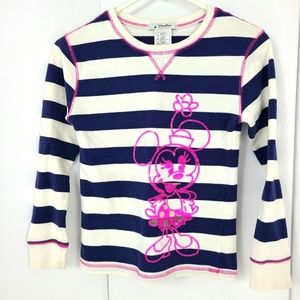 Disney Parks Navy/White youth sweater size L